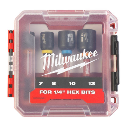 Milwaukee M18FID3100P-502P 18V FUEL Brushless 1/4" Impact Driver with 2 x 5.0Ah Batteries, Charger, Packout Case & Accessories Set 4933499037