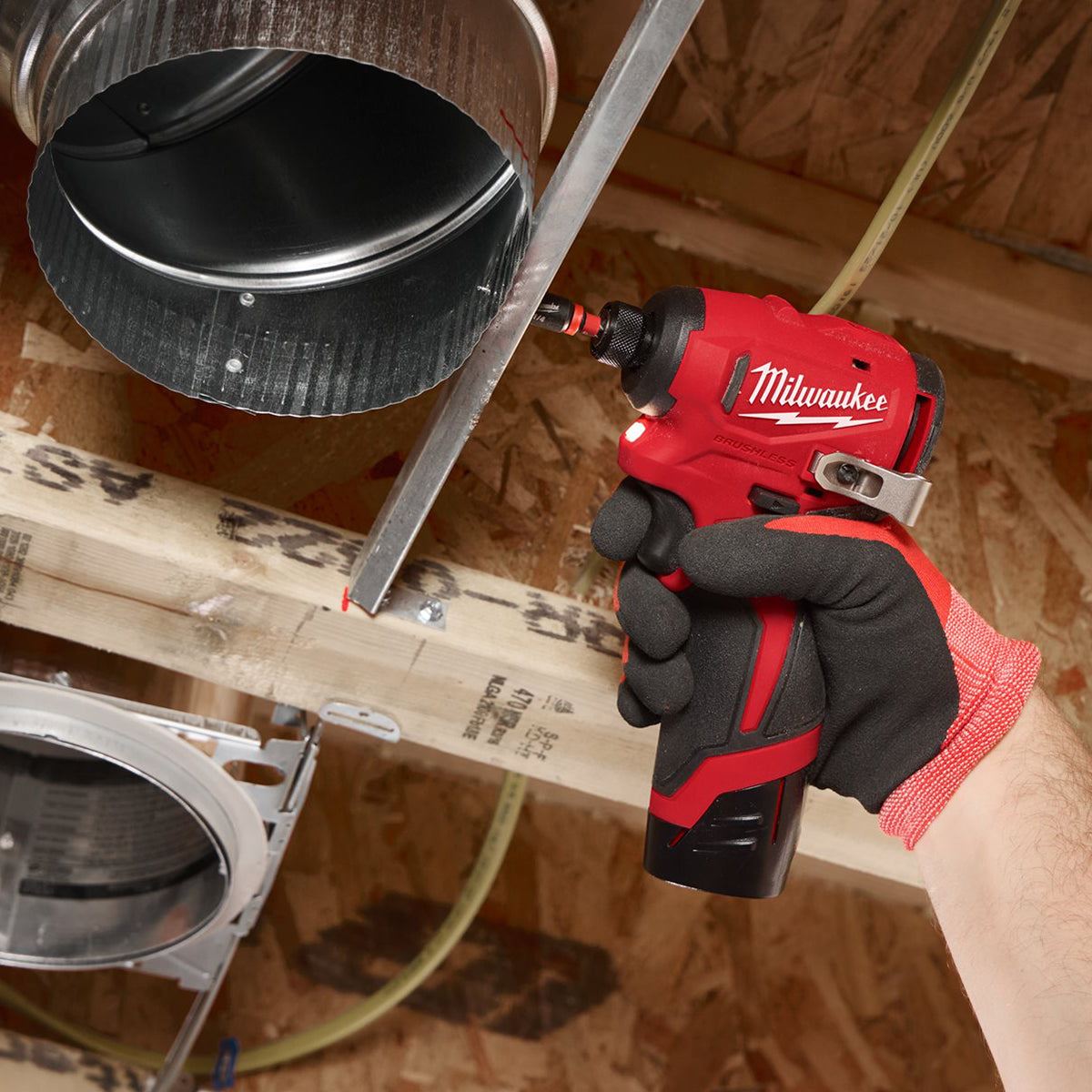 Milwaukee M12BLIDRC-0 12V Brushless Compact Impact Driver Body Only 4933499689