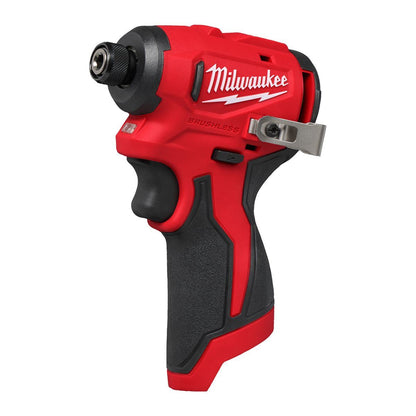 Milwaukee M12BLIDRC-0 12V Brushless Compact Impact Driver with 1 x 5.0Ah Battery Charger & Bag